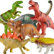 🦕 jumbo huge dinosaur toys set - 6pcs логотип
