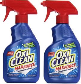 img 1 attached to 🌬️ Очиститель пятен OxiClean Max Force для белья в виде спрея (12 унций) - комплект из 2 штук