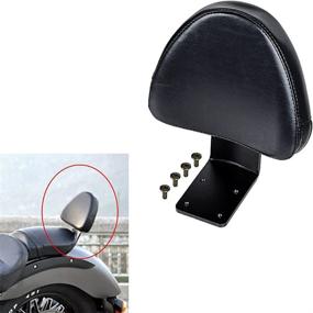 img 3 attached to 🪑 Ultimate Comfort with AstraDepot Black Synthetic Leather Rear Passenger Backrest Kit for Victory High-Ball Zach Ness Kingpin Vegas 8-Ball Cross Country