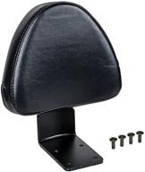 🪑 ultimate comfort with astradepot black synthetic leather rear passenger backrest kit for victory high-ball zach ness kingpin vegas 8-ball cross country logo