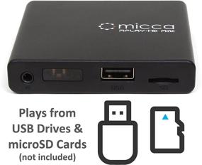 img 1 attached to 📺 Micca MPLAY-HD Mini: Ultimate Full-HD Digital Media Player for USB Drives and SD Cards