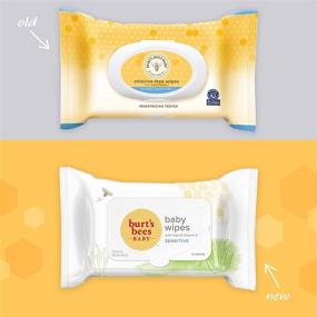 img 3 attached to Салфетки Burt's Bees для младенцев: без запаха, гипоаллергенные и натуральные с алоэ и витамином Е - 6 упаковок (432 салфетки)