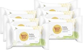 img 4 attached to Салфетки Burt's Bees для младенцев: без запаха, гипоаллергенные и натуральные с алоэ и витамином Е - 6 упаковок (432 салфетки)