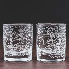 img 2 attached to Food Service Equipment & Supplies: Etched Old Fashioned Whiskey Glasses