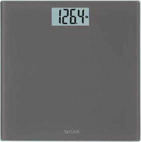 img 4 attached to 📊 Taylor Precision Digital Body Weight Scale: High Accuracy, 400 LB Capacity, Auto On/Off, 11.8 x 11.8 Inches, Charcoal Grey