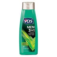 vo5 fresh energy 3-in-1 shampoo, conditioner, and body wash - 12.5 oz - enriched with 5 essential vitamins (a, h, c, b5, and b3) to nourish and hydrate hair and skin logo