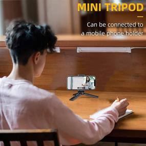 img 1 attached to Versatile K21 Mini Tripod with 1/4'' Screw Interface: Perfect for Fill Light & Mobile Phone Holder