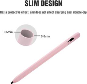 img 2 attached to 🖊️ Silicone Stylus Pen Case Holder - Anti-Slip Sleeve for Type C Charging Port Stylus Pen, Enhanced SEO