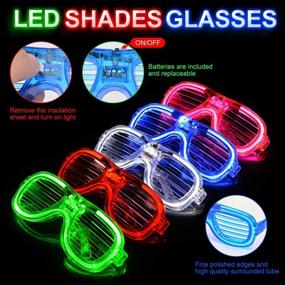 img 3 attached to BATTOP 60 Pack LED Light Up Toys: The Ultimate Glow in the Dark Party Supplies for Adults & Kids - Including 50 Finger Lights, 5 Jelly Rings, and 5 Flashing Glasses!