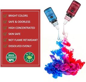 img 2 attached to 🕯️ Candle Dye - 24 Color Liquid Candle Making Dye Kit for DIY - Food Grade Ingredients - Oil-Based Candle Coloring for Soy Wax, Beeswax, Gel Wax, Paraffin Wax - Each 0.35oz/10ml