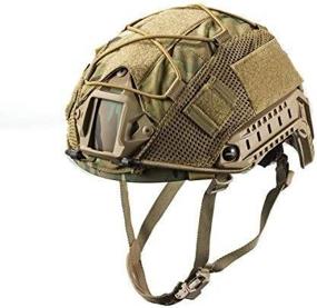 img 1 attached to OneTigris Multicam Helmet Cover - Enhance Your Head Protection without a Helmet