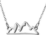 🏔️ stainless steel mountain style statement necklace for anniversary & cocktail parties by jude jewelers logo