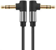 🎧 awinner 6ft 3.5mm right angle stereo audio aux cable for iphone, ipad, smartphones, tablets, media players logo