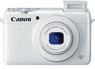 📷 canon powershot n100 hs: wi-fi enabled white digital camera with 12.1mp logo