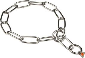 img 1 attached to 🔗 Herm Sprenger 28 Inch Stainless Steel Long Link Chain Collar - 4mm Size