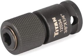 img 3 attached to 🔧 Titan 12034 Quick Change Adapter: Effortlessly Convert 3/8" Drive to 1/4" Hex Drive