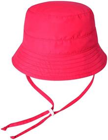 img 4 attached to 👒 VAENAIT BABY Kids Unisex Sun Hat - Upgraded UPF 50+ Protection, Breathable Bucket Hat with Adjustable Chin Strap and Mesh Lining