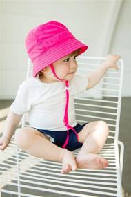 img 2 attached to 👒 VAENAIT BABY Kids Unisex Sun Hat - Upgraded UPF 50+ Protection, Breathable Bucket Hat with Adjustable Chin Strap and Mesh Lining