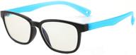 👓 protective kids computer glasses: anti blue light, uv protection, anti glare eyeglasses for video gaming and digital devices logo