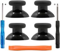 tomsin xbox one/ ps4 controller replacement joysticks, repair kit for xbox one s - (4 pcs) logo