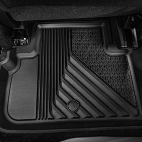 img 1 attached to 3W Floor Mats Compatible 2019 2021 TPE All Weather Custom Fit Floor Liner 2Nd Row Full Set Car Liners