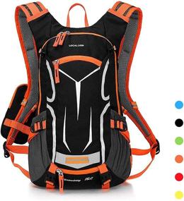 img 4 attached to 🚴 18L LOCALLION Cycling Backpack for Men and Women - Breathable Hydration Daypack for Outdoor Sports, Running