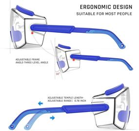 img 1 attached to 👓 Blue1Pair Adjustable Glasses Protection - Suitable for All