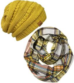 img 4 attached to 🧣 Allydrew Infinity Scarves & Wraps: Fashionable Winter Accessories for Women