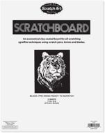 🎨 melissa & doug scratch art scratchboard - black coated 12 pt 11 x 14 (pack of 12) логотип