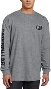 img 1 attached to Caterpillar Trademark Banner T Shirt Regular Men's Clothing for Shirts