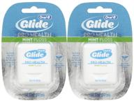 🦷 mint dental floss by crest glide - 54.6 yards for optimal oral hygiene logo