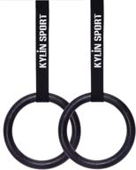 🤸 kylin sport gymnastic rings: heavy-duty exercise equipment for pull ups, dips, and cross-training workouts logo