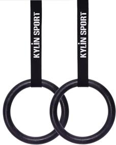 img 4 attached to 🤸 KYLIN SPORT Gymnastic Rings: Heavy-Duty Exercise Equipment for Pull Ups, Dips, and Cross-Training Workouts