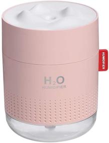 img 2 attached to ❄️ Снежная гора H2O USB увлажнитель - Милый розовый прохладный туман для офиса, дома, кухонного стола