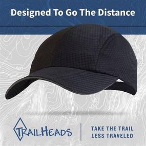 img 1 attached to TrailHeads Race Day Performance Running Hat: Lightweight, Quick Dry Sport Cap for Women