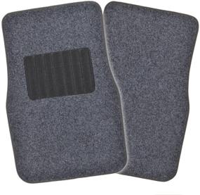 img 1 attached to BDK MotorTrend Premium Thick Plush Carpet Car Ridged Floor Mats (0