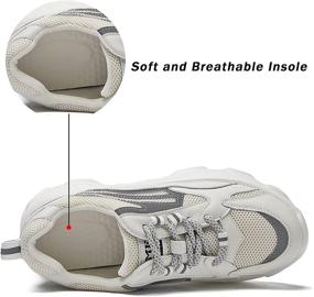 img 1 attached to 👟 ANYANAMZ Women's platform shoes: Lightweight, breathable, and oh-so-comfortable!