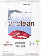 🍓 nanolean natural weight management drink: berry flavor, 30 servings, fat burning & stress support with ashwagandha & green tea logo