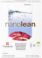 🍓 нанолин натуральный напиток для контроля веса: с ароматом ягод, 30 порций, жиросжигание и поддержка от стресса с ашвагандой и зеленым чаем. логотип