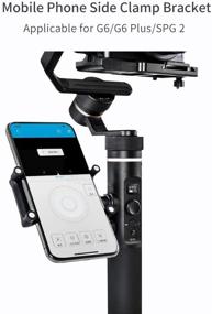 img 3 attached to Optimizing FeiyuTech Lateral Smartphone Holder for Feiyutech G6, G6 Plus, and SPG2 Gimbal Stabilizers