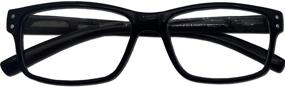 img 1 attached to 👓 AirOne 3-Pack Anti-Glare Reading Glasses with Spring Hinges for Women and Men, Lightweight Eyeglasses (#3-Pack Mix Color)