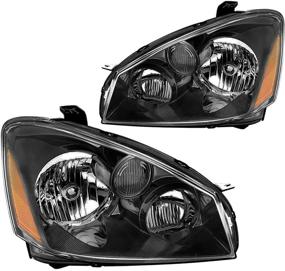 img 4 attached to Сборка фары SOCKIR в паре для седана Nissan Altima 2005-2006 года выпуска (черный) - водительская и пассажирская стороны