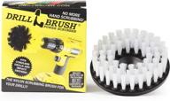 🔧 5-inch round scrub brush with power drill attachment by drillbrush logo