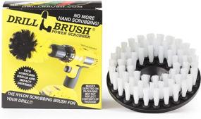 img 4 attached to 🔧 5-Inch Round Scrub Brush with Power Drill Attachment by Drillbrush