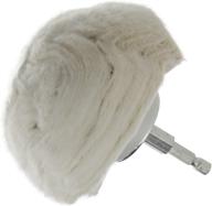 🔧 drixet 4-inch extra thick large cotton buffing ball with 1/4-inch hex shank for power drill conversion into a high-speed polisher logo