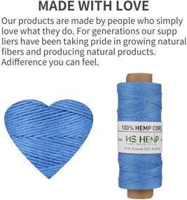 img 2 attached to NS HEMP 0.5mm Hemp Cord: Ideal for Jewelry Making, 100% Hemp Fiber, 120 Meters (400ft) Length, 26 Natural Shades