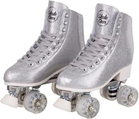 img 2 attached to ✨ Sparkly Retro Quad Roller Skates - Skate Gear