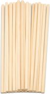 🔨 dowel rods wood sticks - premium quality 3/8 x 12 inch wooden dowel rods - perfect for crafts and diy projects - pack of 25 pieces by woodpeckers logo