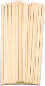 img 4 attached to 🔨 Dowel Rods Wood Sticks - Premium Quality 3/8 x 12 Inch Wooden Dowel Rods - Perfect for Crafts and DIY Projects - Pack of 25 Pieces by Woodpeckers