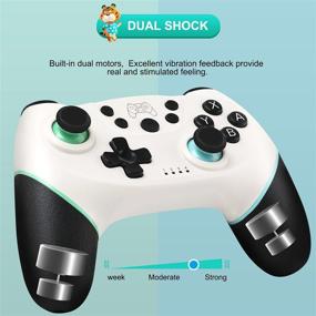 img 2 attached to 🎮 [2021 Upgrade] Wireless Switch Pro Controller with Turbo, Motion Control, Double Vibration | Nintendo Switch/Switch OLED/Switch Lite Compatible Controller | Joystick, Wake-Up Support